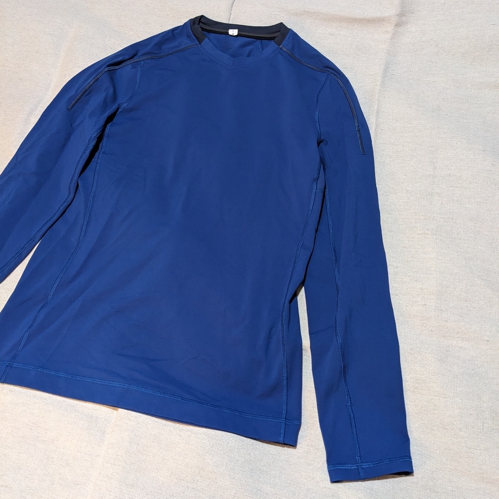 2 for $50! Lululemon Running performance long sleeve mens S - Picture 2 of 7
